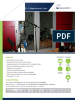 Data Sheet: Noise-Lock STC 51 Steel Acoustic Door