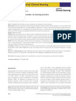 Scar 2008 The Meaning of Autonomy in Nursing Practice