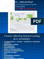 Recycled 95% All Living Matter: The Basic Chemical Building Blocks of All Life in A Living System. Key Nutrients - of