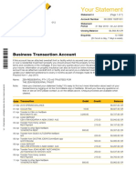 Your Statement: Business Transaction Account