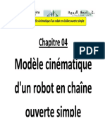 Chapitre04 Modèle Cinématique Dun Robot en Chaîne Ouverte Simple