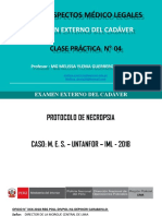 Examen Externo Del Cadáver