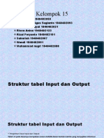 Kelompok 15 Struktur Tabel Input-Output