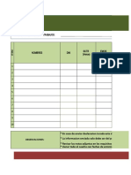 CHECK LIST de REQUISITOS para Personal Operativo