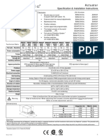 Actuator: Specification & Installation Instructions