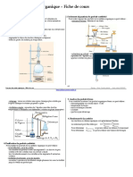 Synthese Chimique Organique Fiche Cours