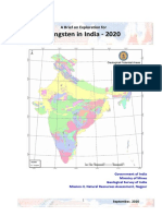 Tungsten Exploration in India