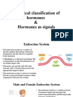 Hormones As Signals, Classification of Hormones