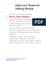 Geostatistics and Reservoir Modeling Module: Review of Basic Statistics