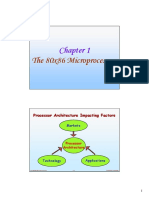 The 80x86 Microprocessors The 80x86 Microprocessors