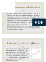 2.8. Linear Approximation and Differentials