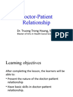 Doctor-Patient Relationship: Dr. Truong Trong Hoang, M.D