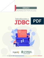 Lectura 1 - Introducción A JDBC