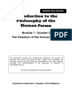 IntroPhilo Q2 Mod1 The Freedom of The Human Person