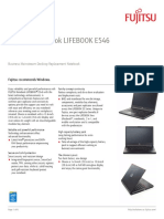 Data Sheet: FUJITSU Notebook LIFEBOOK E546