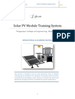 Solar PV Module Training System (Print)