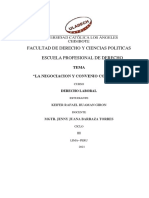 Keifer Rafael Huaman Giron - Curso Derecho Laboral - "La Negociacion y Convenio Colectivo" .