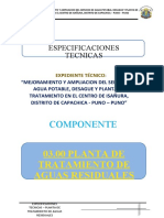 3.especificaciones Tecnicas Ptar