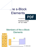 The S-Block Elements