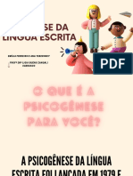 Slides Capítulo 1 Psicogênse Da Lingua Escrita