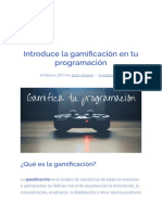 Introduce La Gamificación en Tu Programación - Prepara Tus Opos