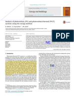 Analysis of Photovoltaic (PV) and Photovoltaicthermal (PVT)