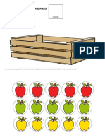 Material TEACCH Coloca Las Manzanas en La Caja