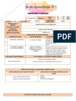 Sesion de Aprendizaje Personal Social 4 Años