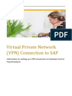 Virtual Private Network (VPN) Connection To SAP