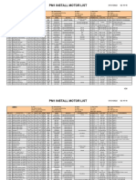 Pm1 Install Motor List: C2 SB C1