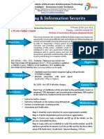 Ethical Hacking & Information Security: 4 Weeks Online Course