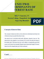 Determinants of Interest Rate - 2