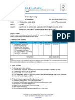 PT. ILL MAS Arno: Repair 149 Joints With Estimation 266 Sheets (4X10") Only