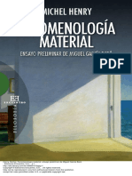 HENRY, M., Fenomenologia Material, 2009