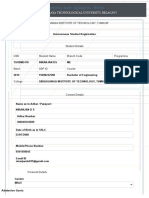 VTU Exam Application Form