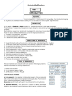 Research Methodology Notes