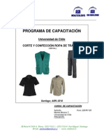 Programa Tecnicas Corte y Confeccion de Ropa de Trabajo PDF 192 KB