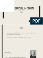 Tuberculin Skin Test