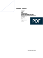 Alias - Wavefront FileFormats