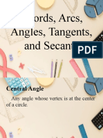 2 - Chords Arcs Angles Tangents and Secants