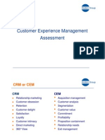 Customer Experience Management Assessment (K