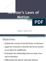 Newton's Three Laws of Motion