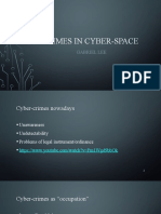 Lecture 9. Crimes in Cyberspace