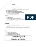 Swot e Banking