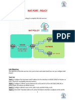 Nat Port - Policy: Lab Topology