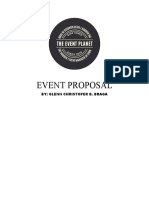 Event Proposal