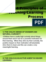 14 Principles of Teaching-Learning Process