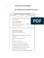 Resumen para Seguir El Protocolo Autoimnune