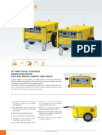 Arctronic: DC Three-Phase Electrode Welding Equipment With Electronic Current Adjustment