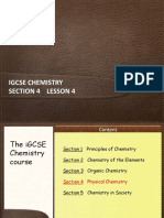 Igcse Chemistry Section 4 Lesson 4